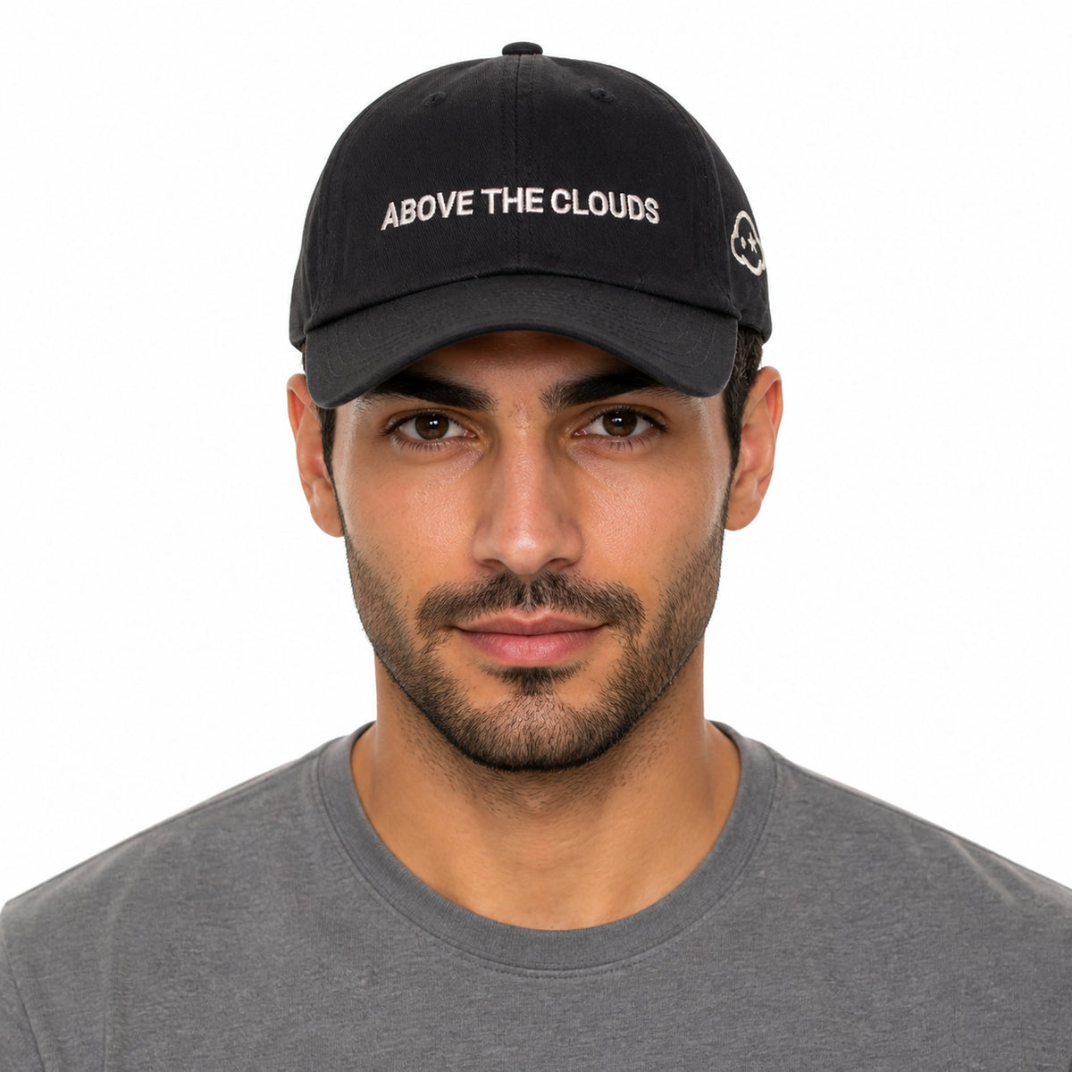 Above The Clouds | Black - Dad Cap