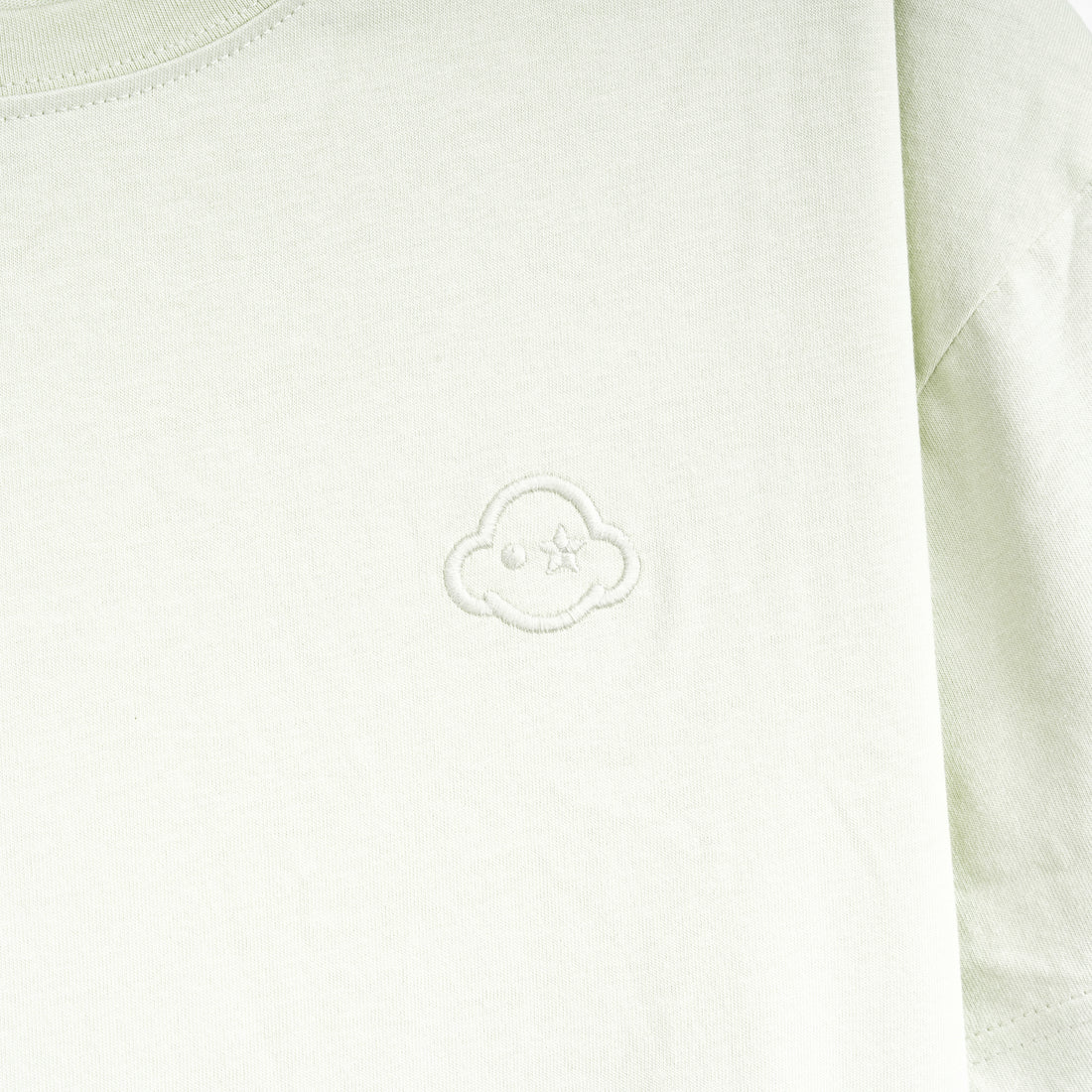 mint green cotton relaxed fit t-shirt