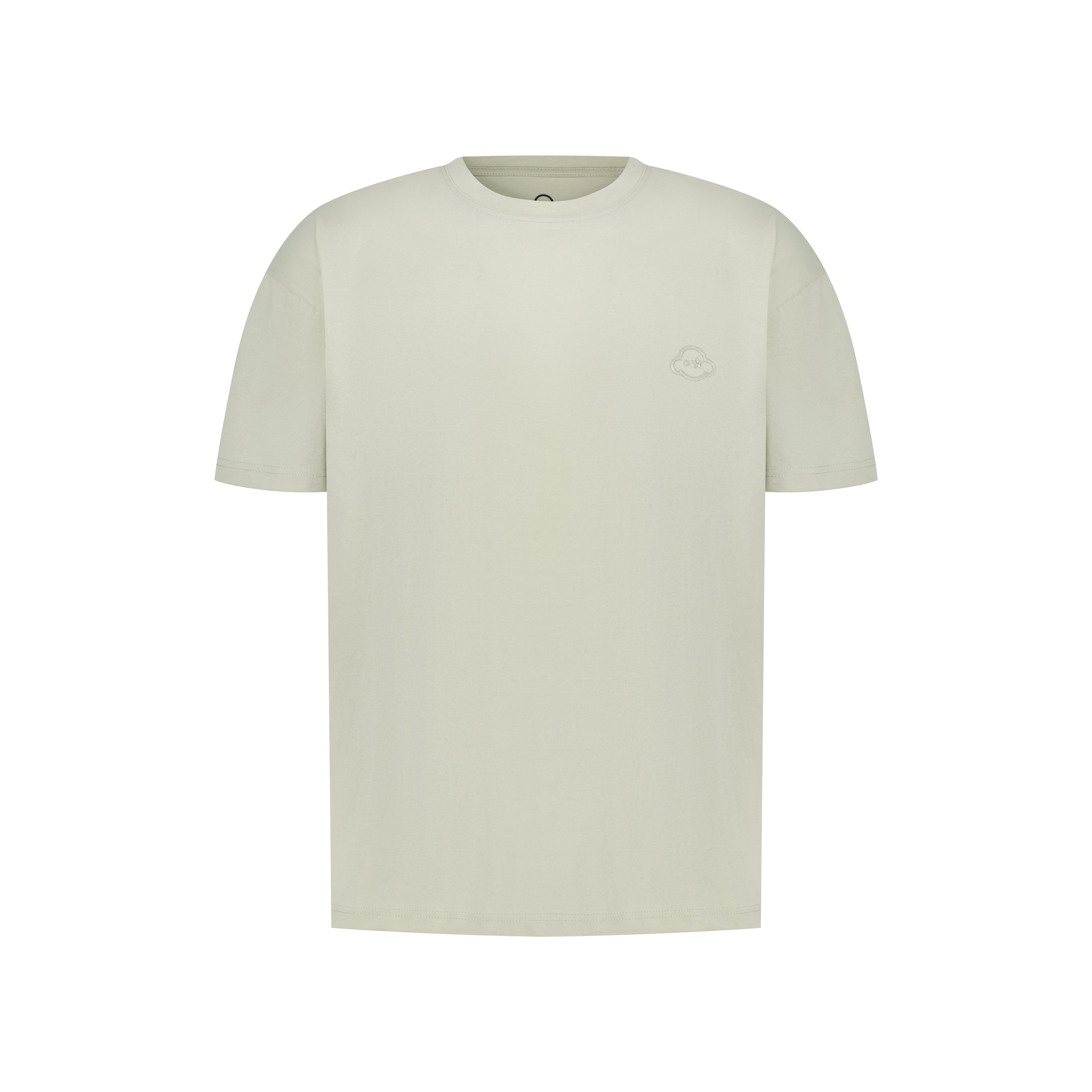 mint green cotton relaxed fit t-shirt