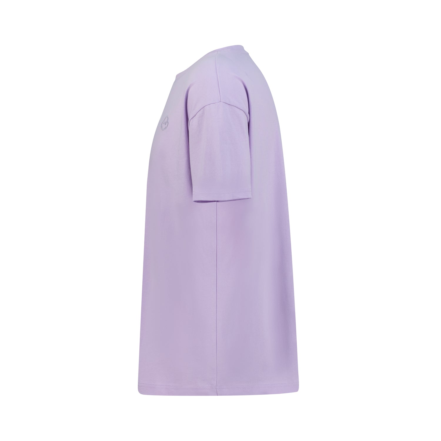 soft purple cotton relaxed fit t-shirt