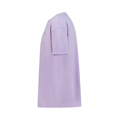 soft purple cotton relaxed fit t-shirt