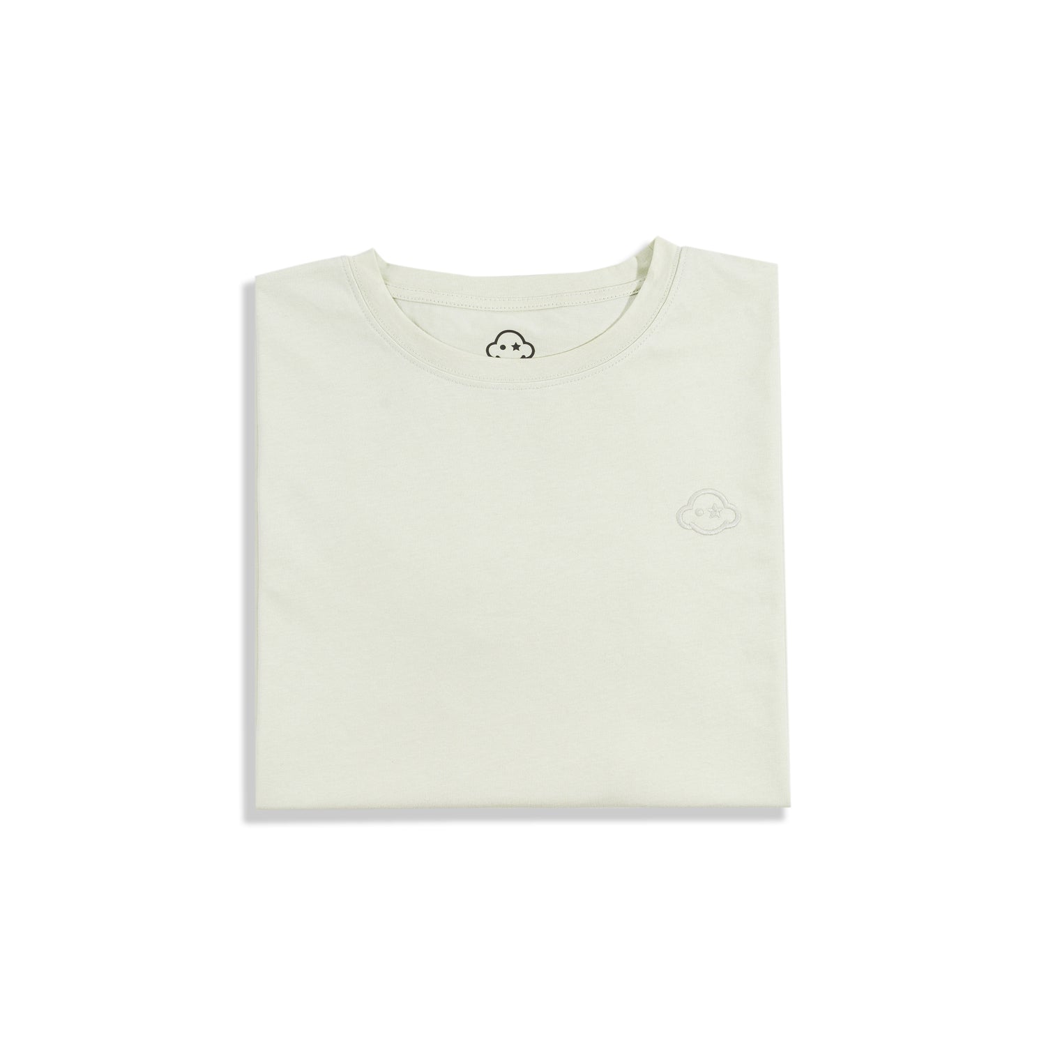 mint green cotton relaxed fit t-shirt