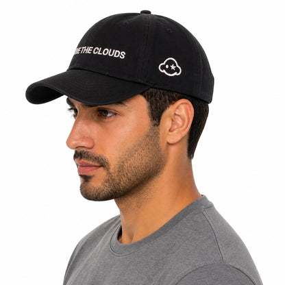 Above The Clouds | Black - Dad Cap