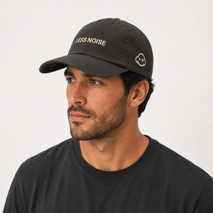 Less Noise | Dark Grey Dad Cap