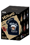 Hiroho Hip Pop toy packaging with character design on a black background.  Collectible Labubu pop mart toys Hirono