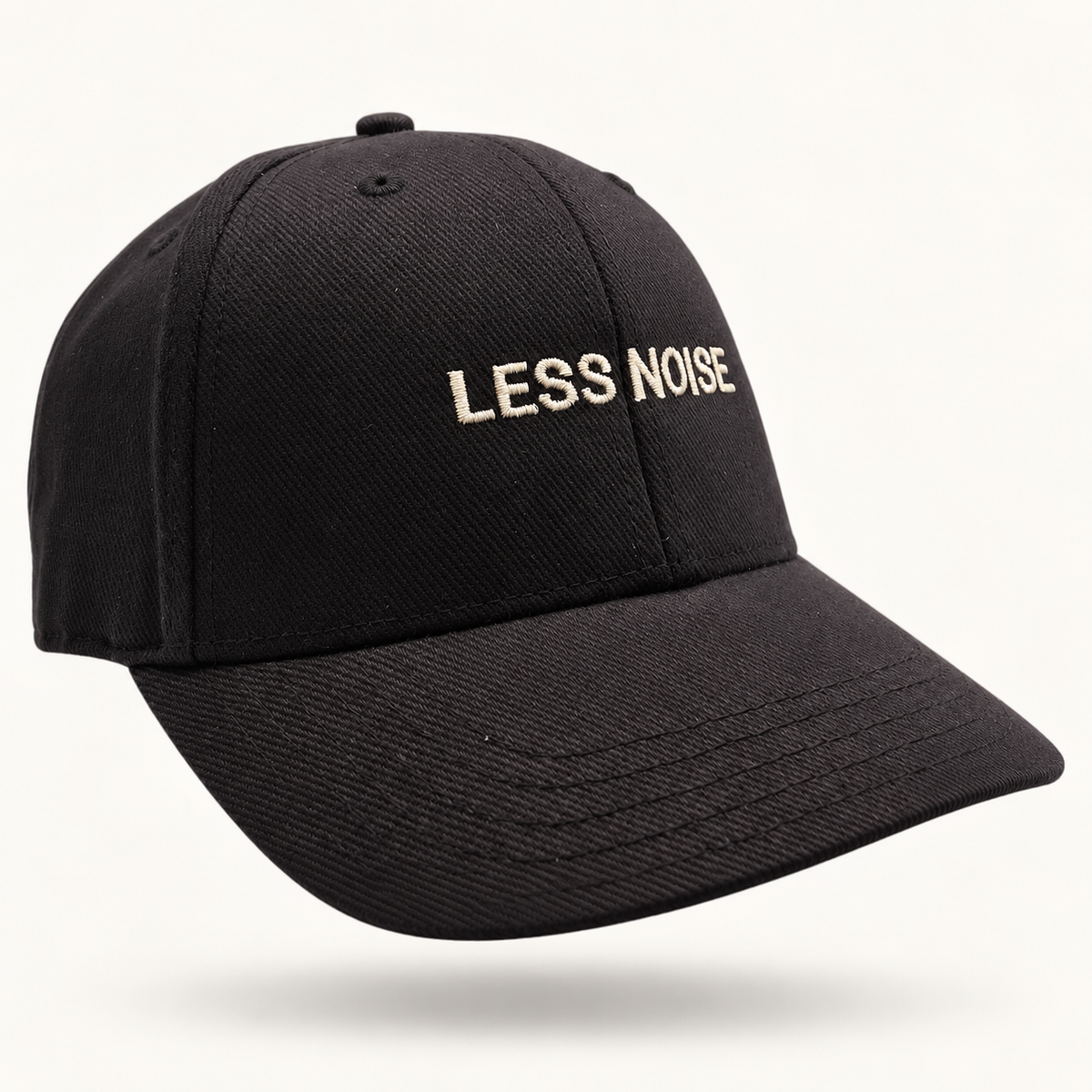Less Noise | Black Classic Cap