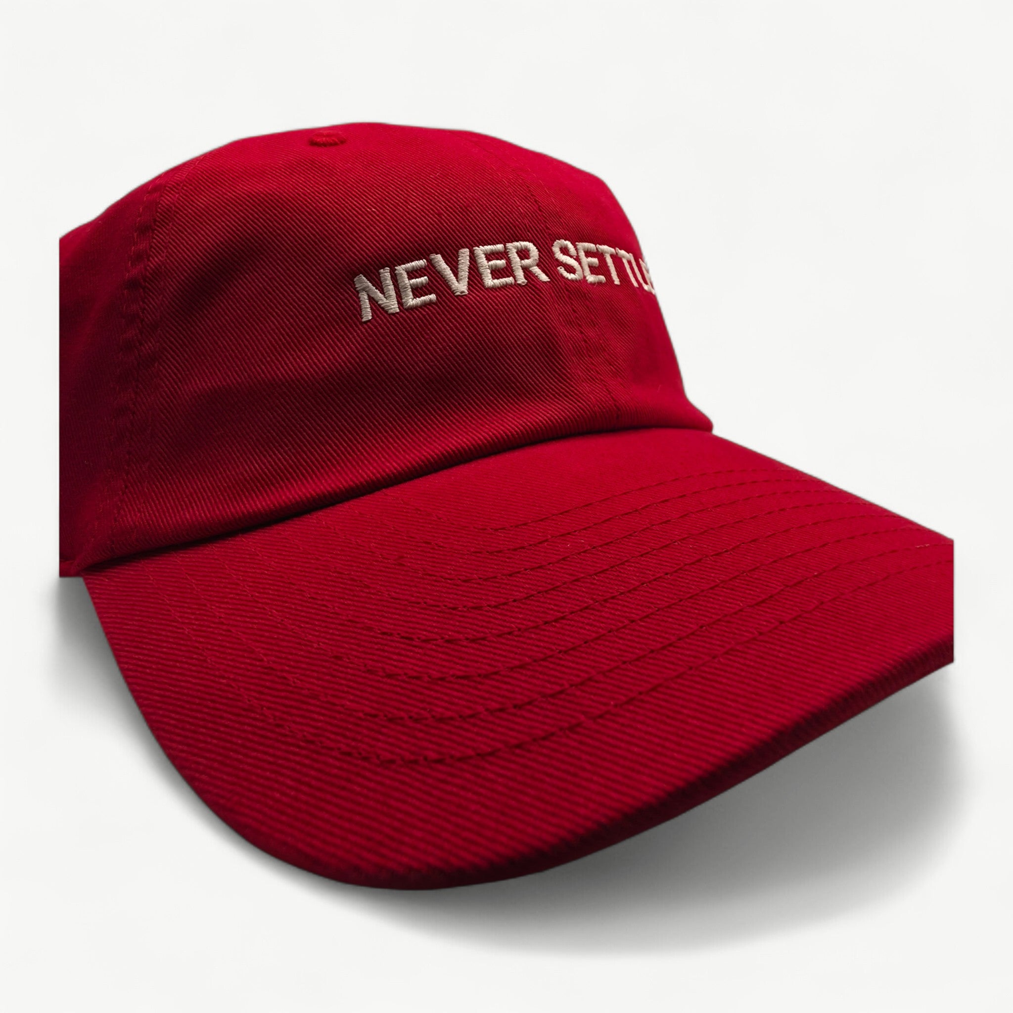 Never Settle | Dad Cap