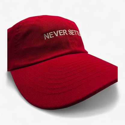 Never Settle | Dad Cap