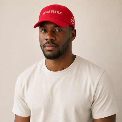 Never Settle | Dad Cap