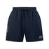 Navy blue cotton loungewear shorts with a relaxed fit, mid-rise, elastic waist, and drawstring. They feature a 3D effect logo embroidered on the left leg and the brand on the right. White cotton activewear pants with a small black logo on the left leg, featuring a relaxed fit and drawstring waist. 100% Cotton available in Dubai same day delivery best of summer and winter casual streetwear unisex men and women shorts and t-shirts available in UAE fast delivery and same day delivery available Pants joggers