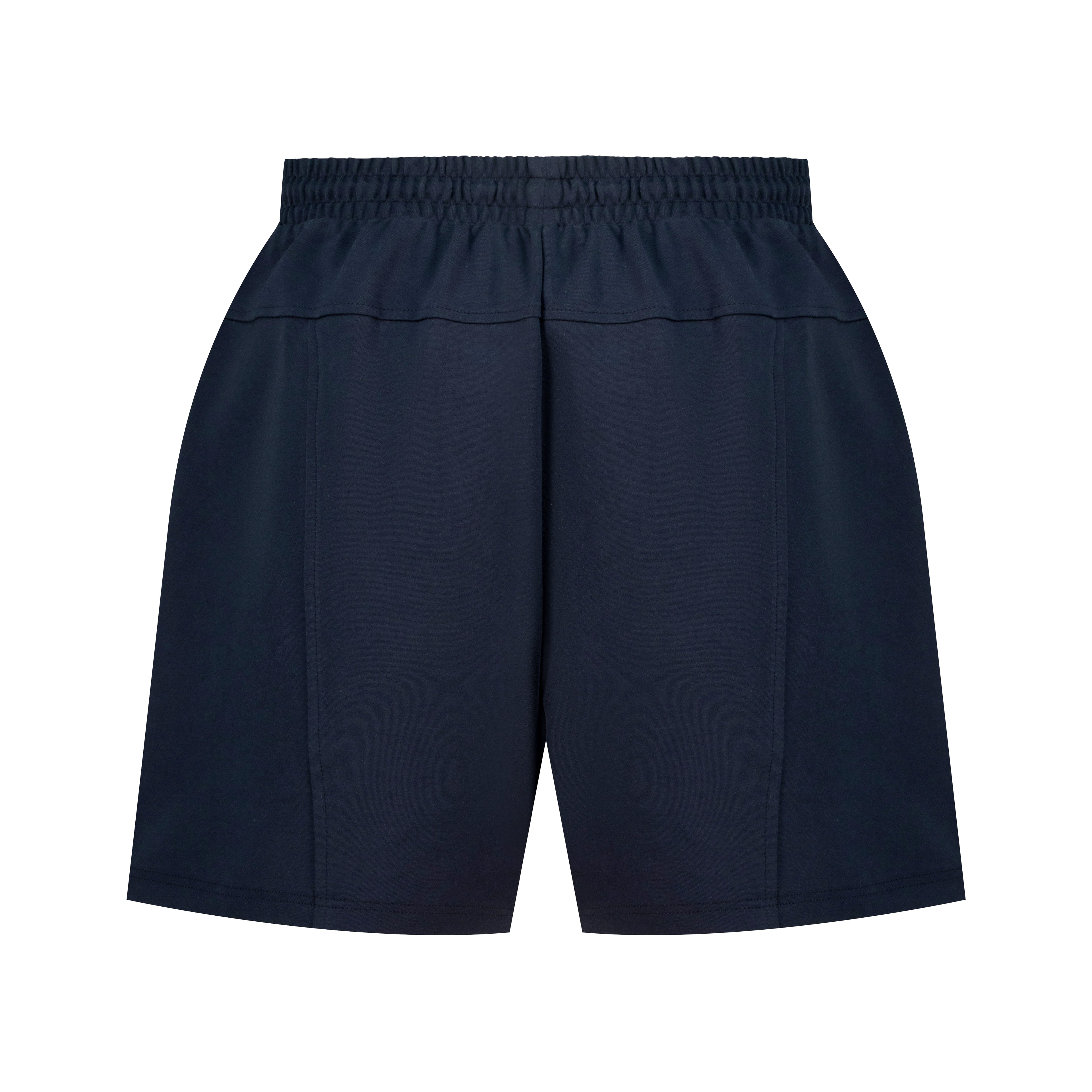 navy blue cotton loungewear shorts