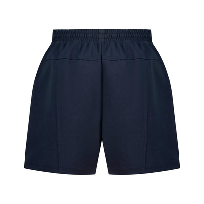 navy blue cotton loungewear shorts