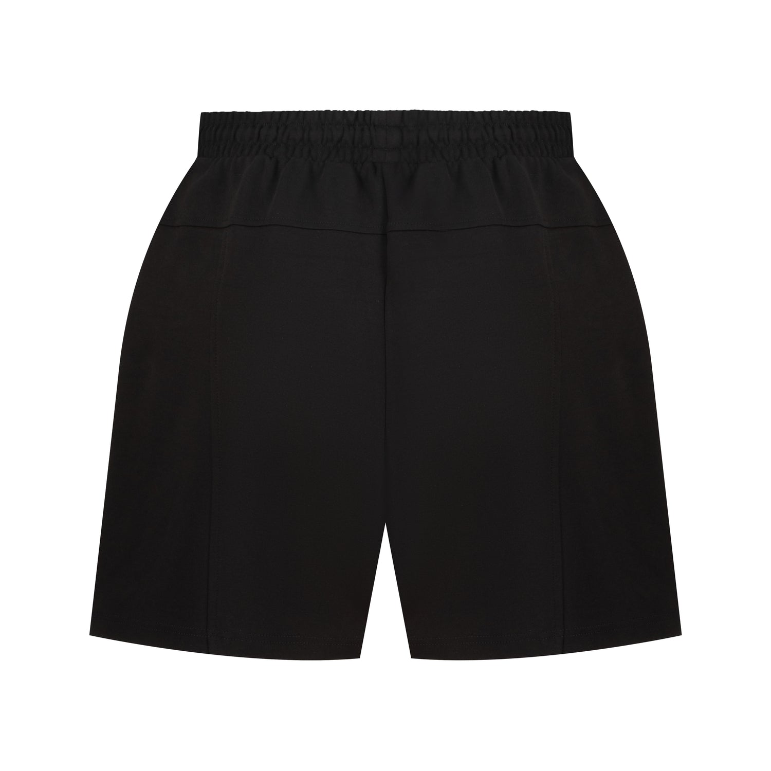 pitch black cotton loungewear shorts
