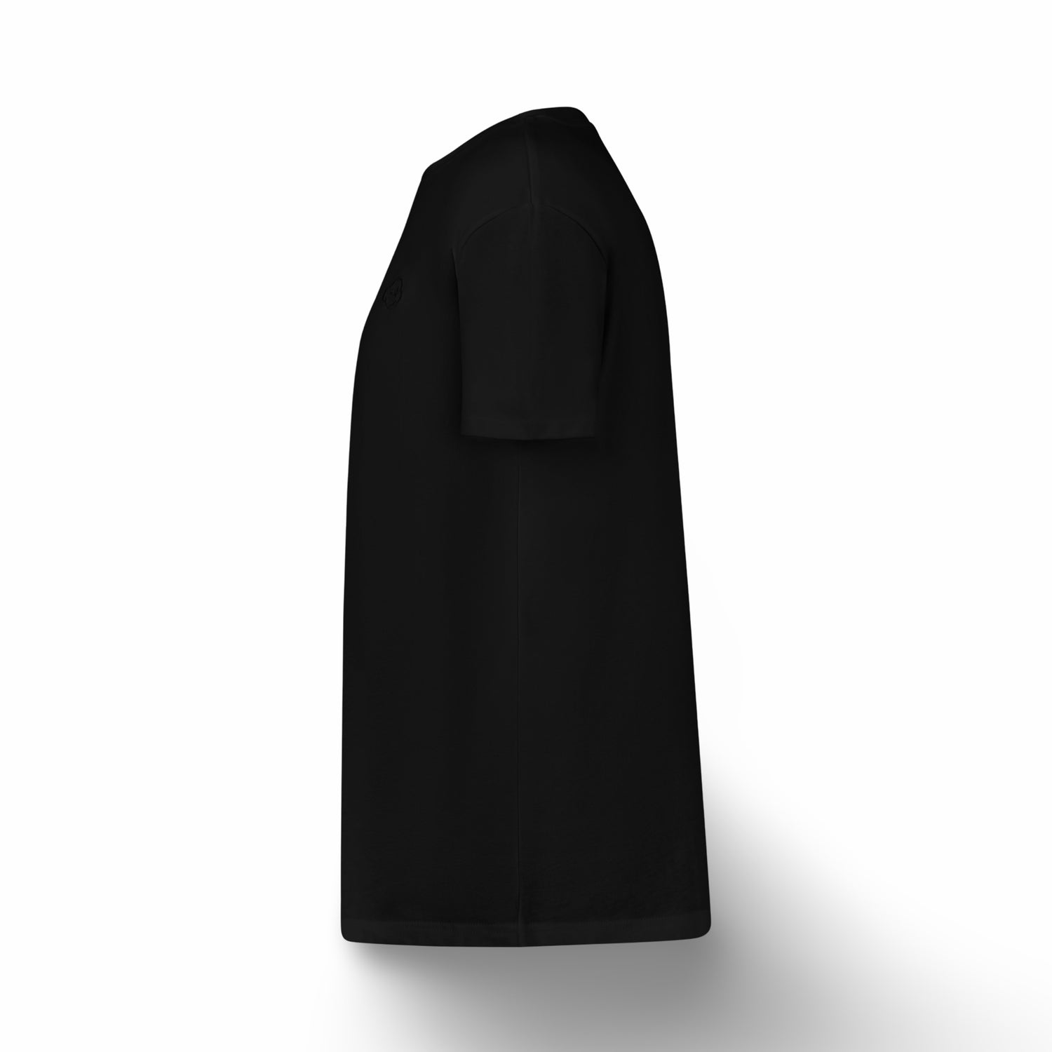 Black t-shirt on a white background 100% Cotton available in Dubai same day delivery best of summer and winter casual streetwear unisex men and women